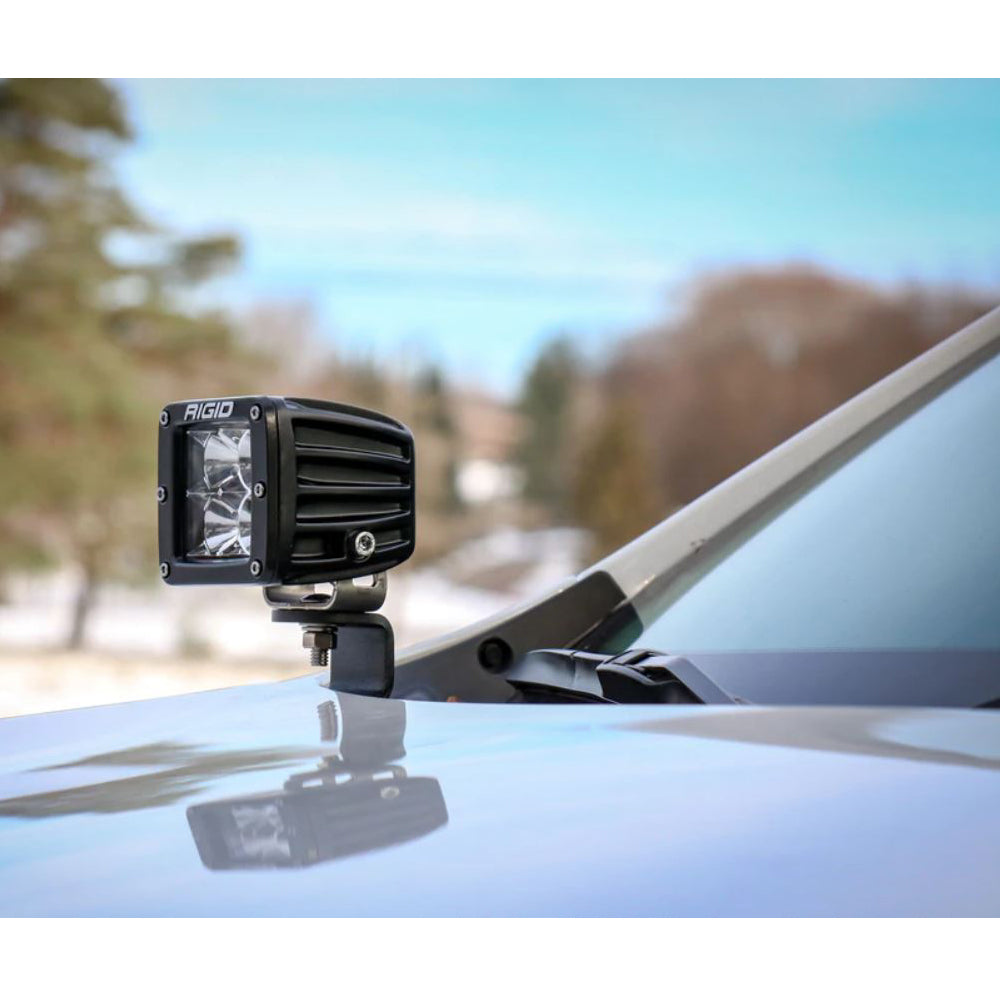 LP Aventure 2015-2019 Subaru Outback Hood Light Brackets - Powder Coated (Pair) (lpaFLP-OBA-18-HBL-KIT+OPC)