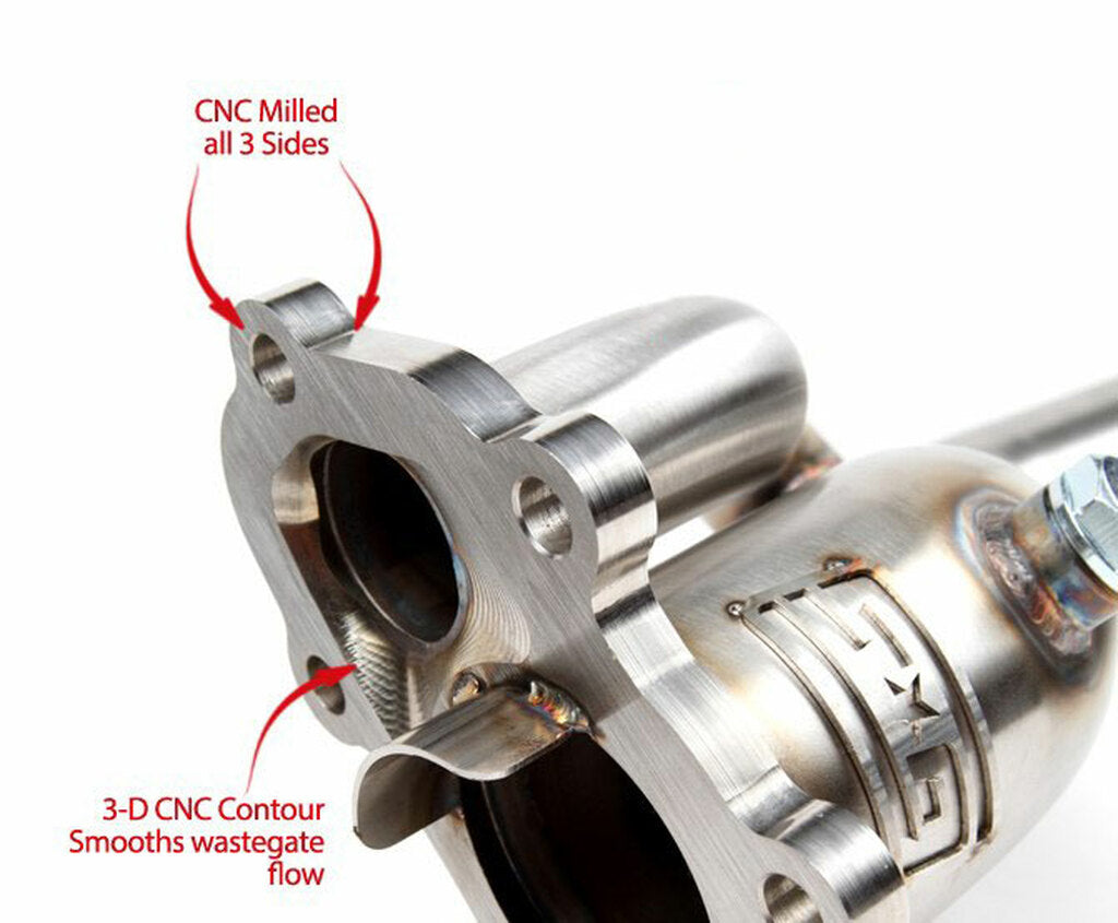 GrimmSpeed 08-14 WRX/ 08-21 STi/ 05-09 LGT/ 09-13 FXT 5-Spd/6-Spd Downpipe 3in Catted Limited (grm007097)