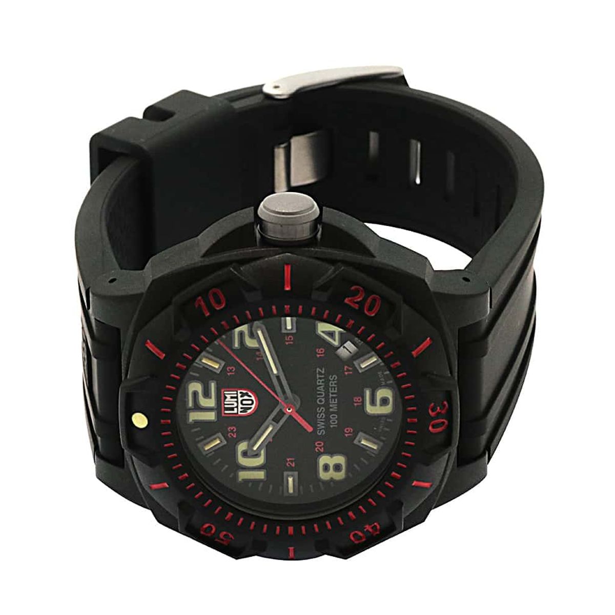 Luminox Sentry Quartz Black and Red Men's Watch