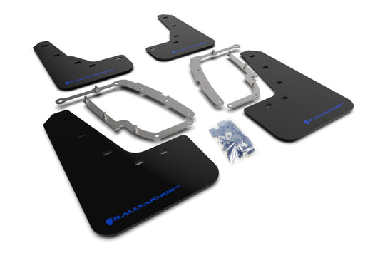 Rally Armor 17+ Tesla Model 3 UR Black Mud Flap w/ Blue Logo