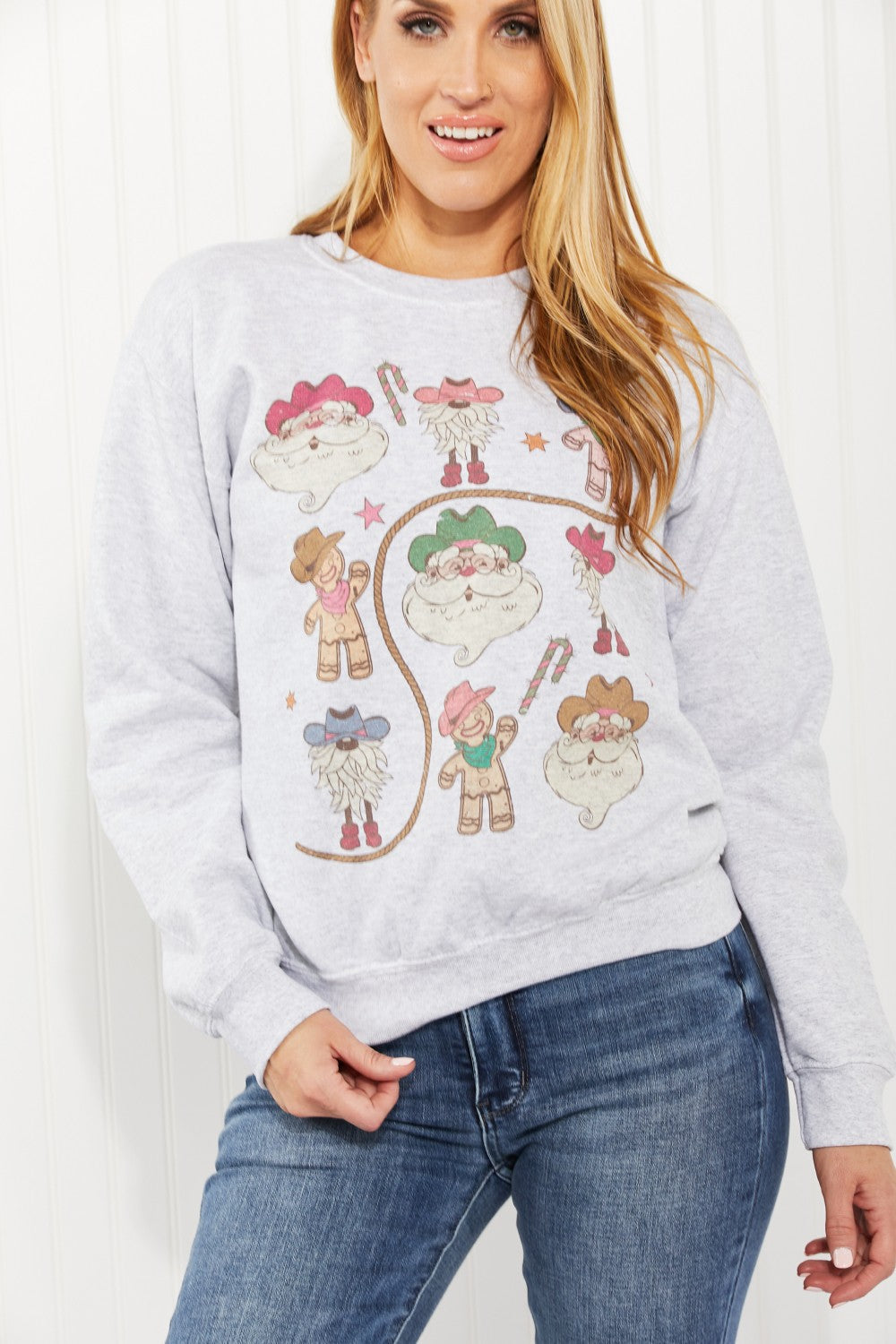 WKNDER Christmas Gallery Full Size Graphic Sweatshirt