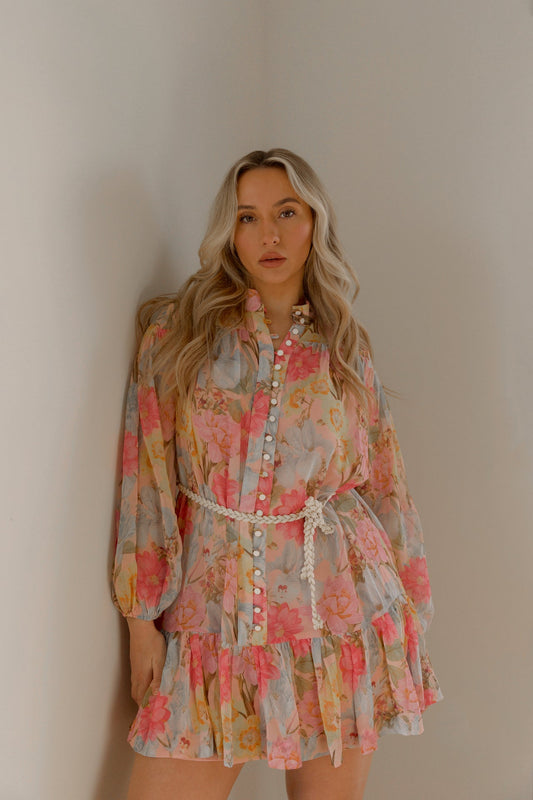 Annabelle Floral Pink Dress