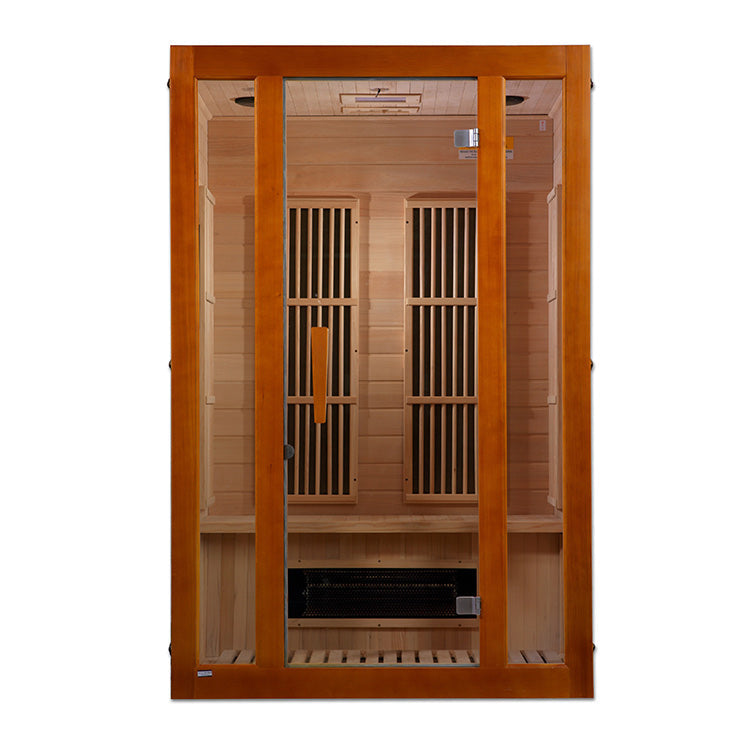 Maxxus Aspen 2-Person Low EMF FAR Infrared Sauna (Canadian Hemlock)