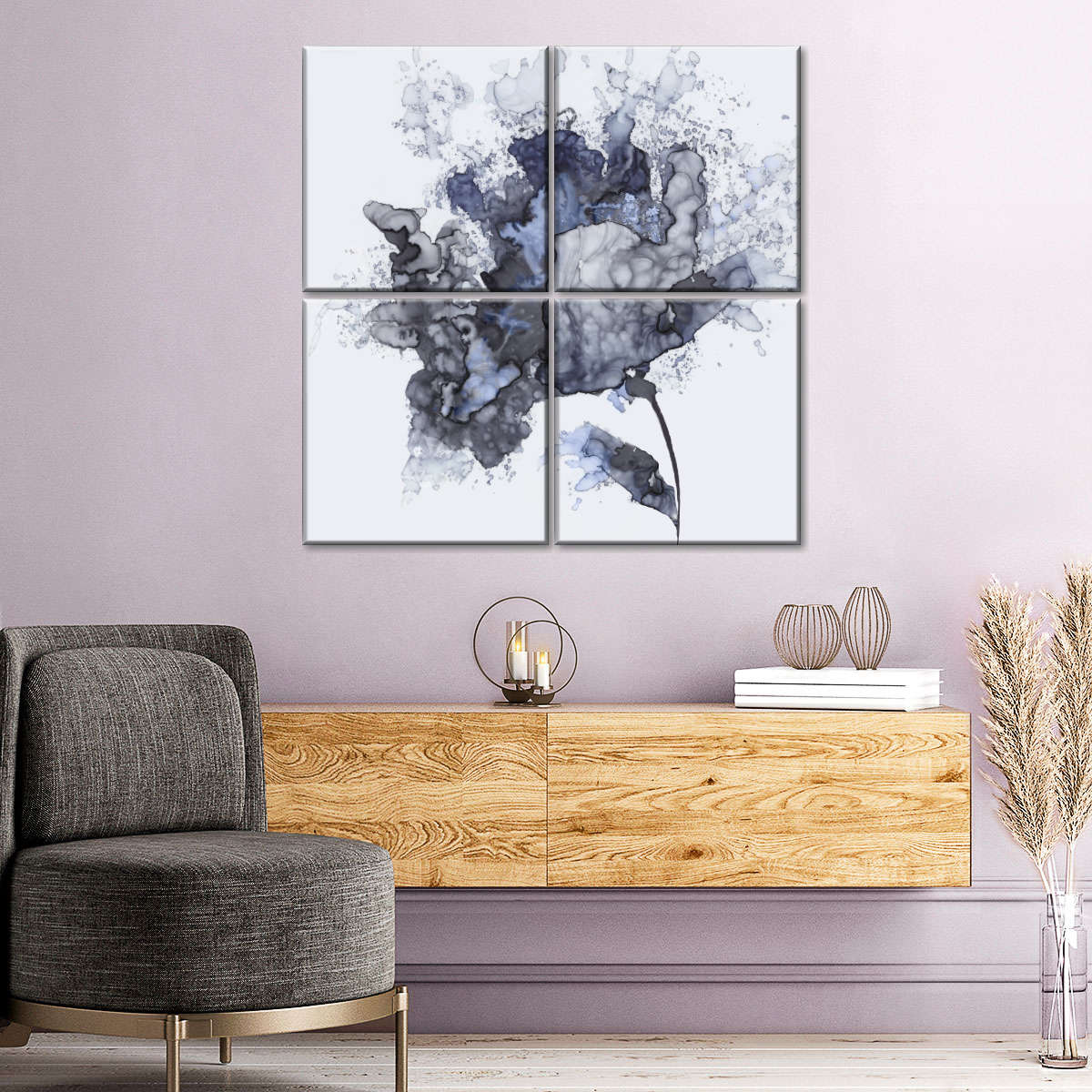 Exploding Leaf Wall Art