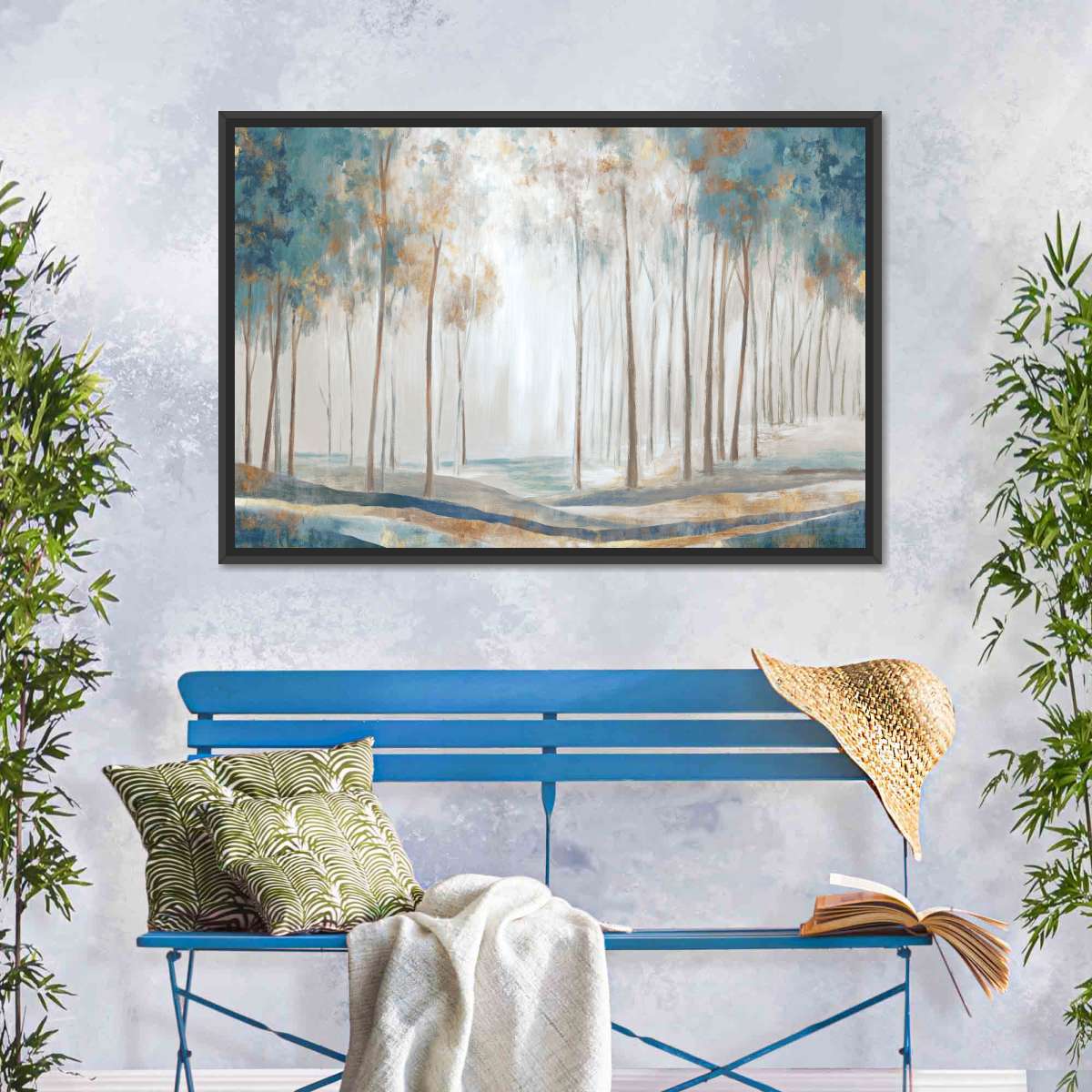 White Rays Wall Art