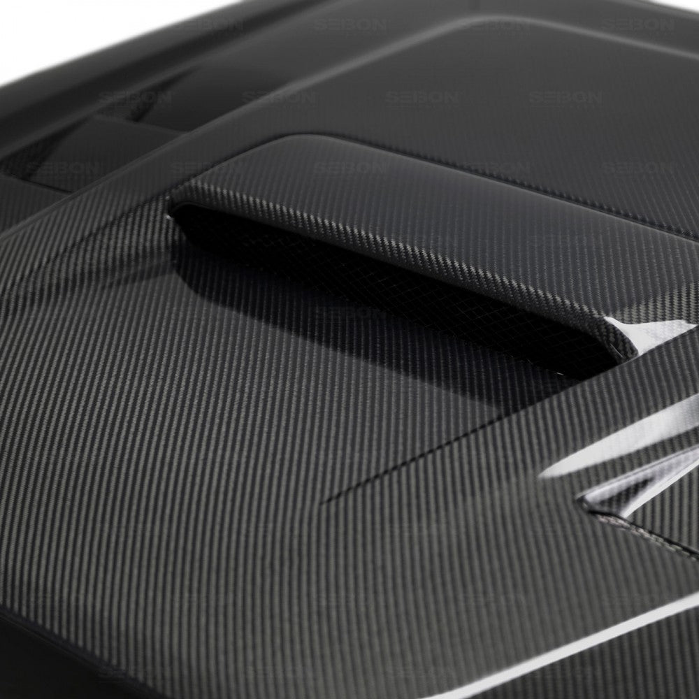 Seibon 2015+ Toyota Tacoma TS-Style Carbon Fiber Hood (seiHD18TYTA-TS)