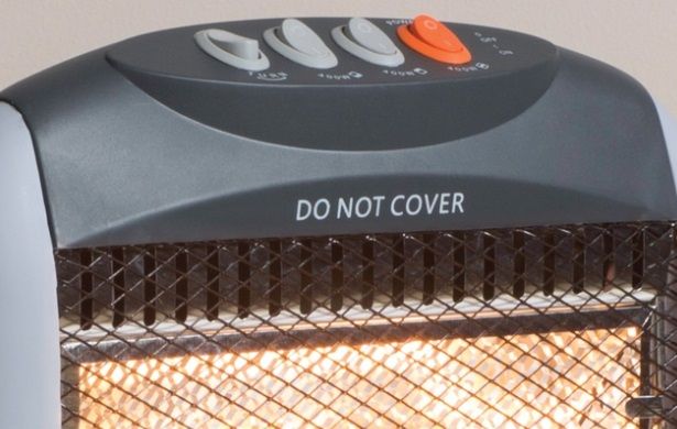 Daewoo HEA1416 Halogen Heater Portable Electric Oscillating 3 Bar Portable 1200W- NEW
