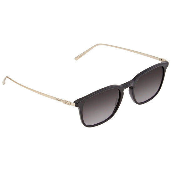 Salvatore Ferragamo Grey Square Unisex Sunglasses