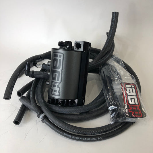 IAG Performance Street Air/Oil Separator in Silver for 2015+ Subaru WRX