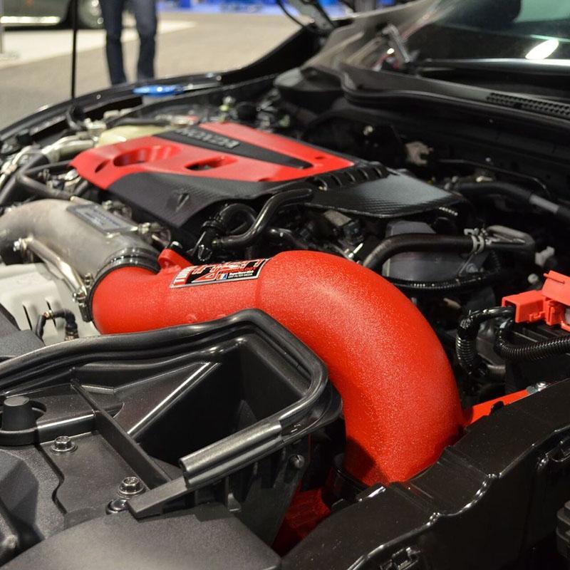 Injen Wrinkle Red SP Cold Air Intake System - 2017+ Honda Civic Type R (injSP1583WR)
