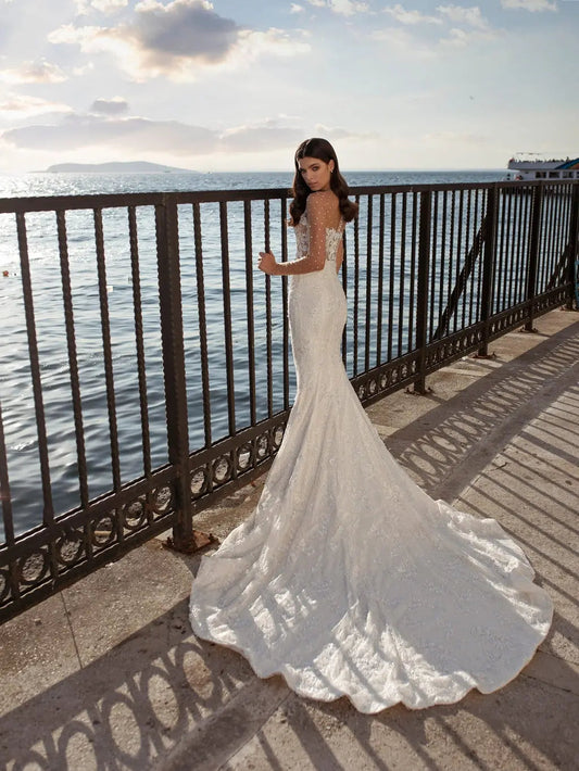 Crafted AFWIvory Mermaid wedding dress