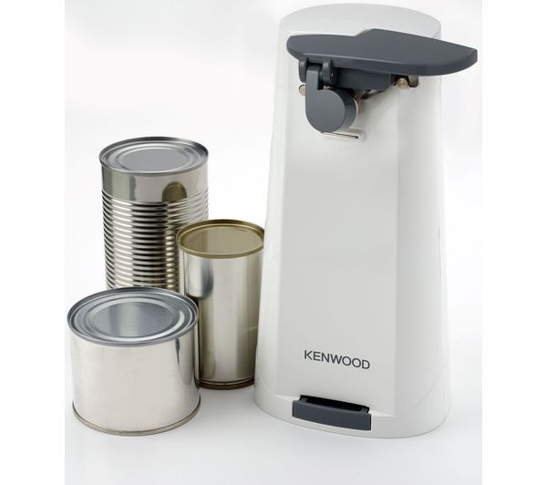 Kenwood CAP70.A0WH NEW 3-in-1 Electric Can & Bottle Opener Knife Sharpener White- NEW