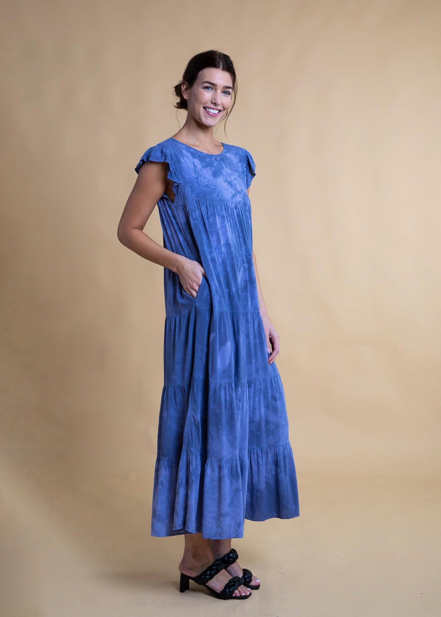 KRISTIN 3/4 DRESS dye