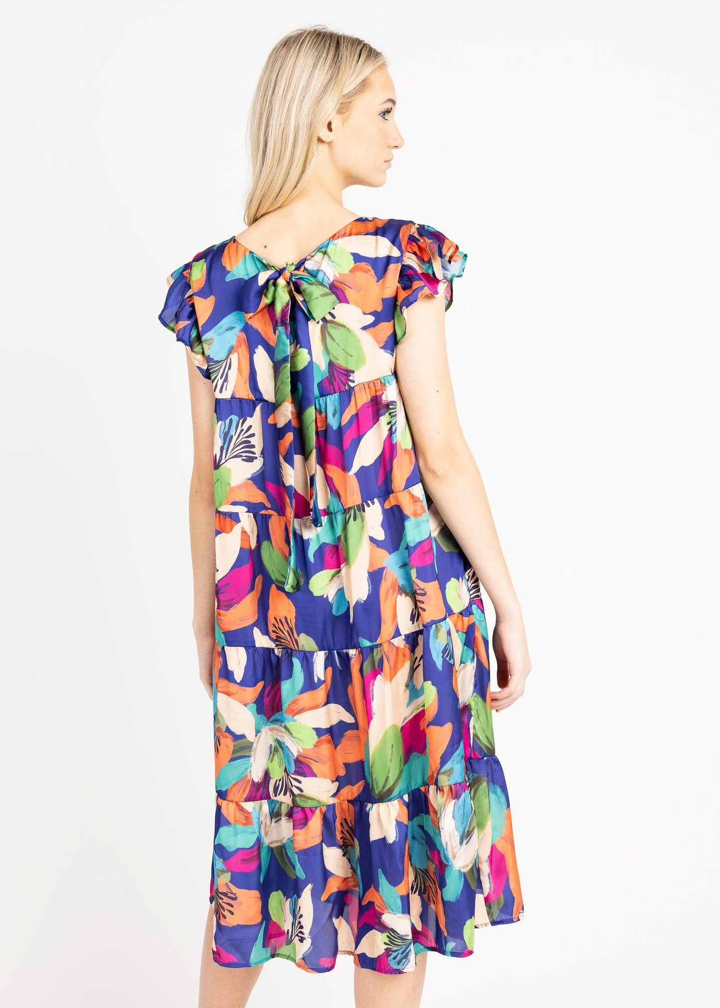 KRISTIN 3/4 DRESS print