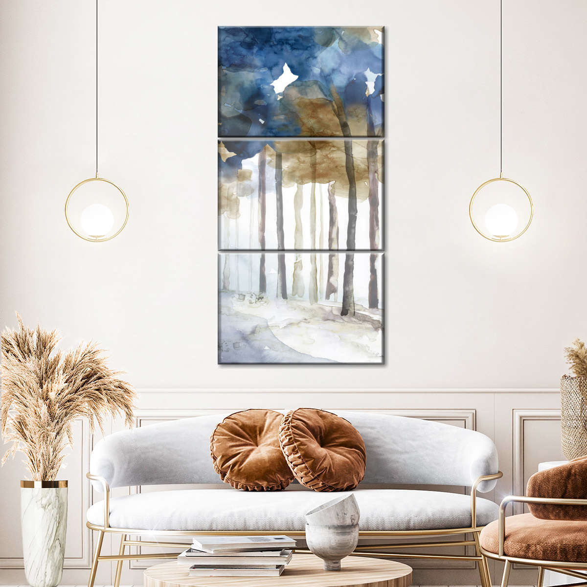 In The Blue Forest II Wall Art