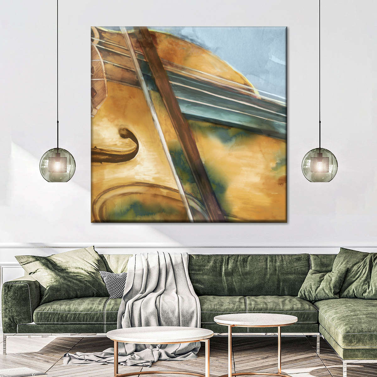 Musical Violin Wall Art