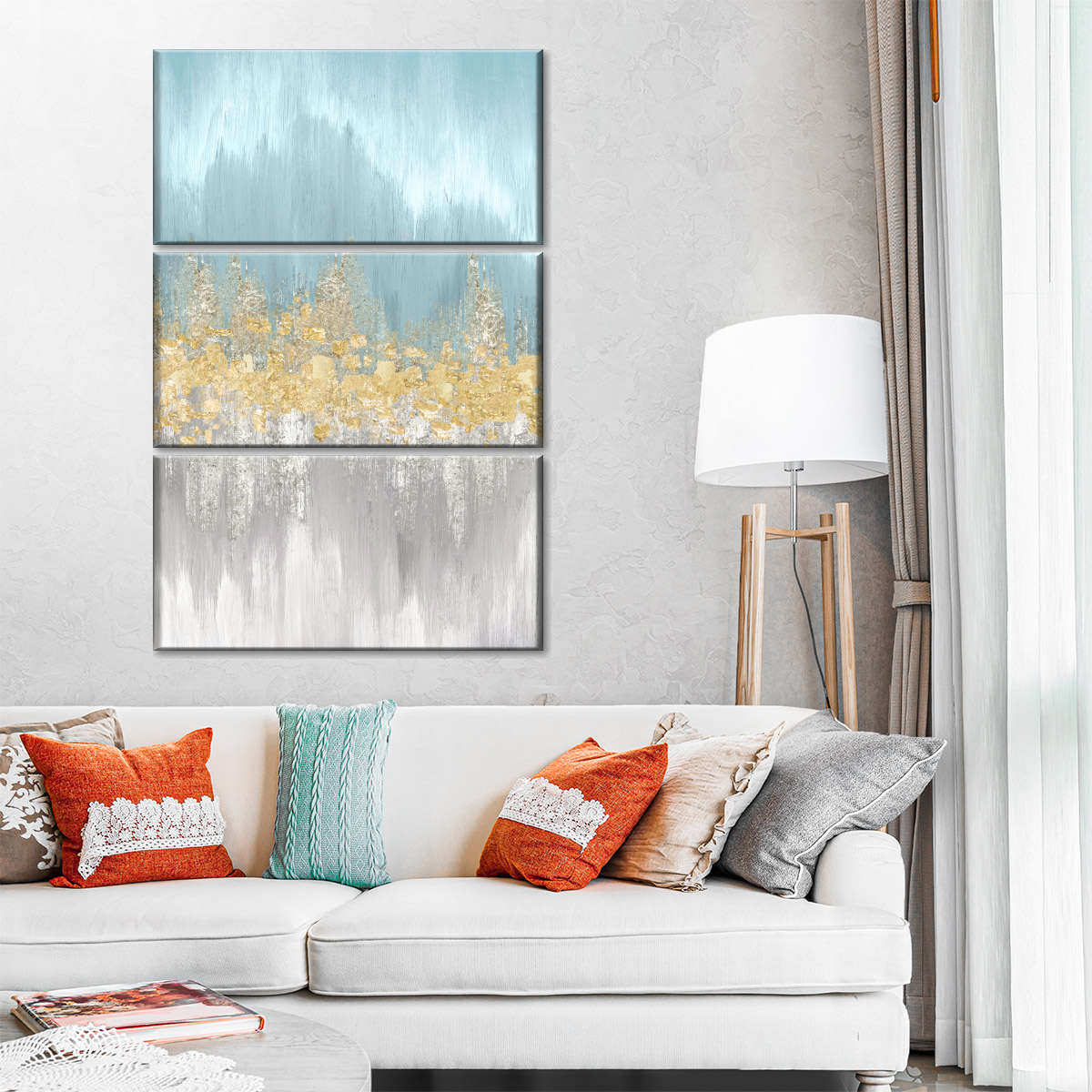 Neutral Wave Lengths II Wall Art