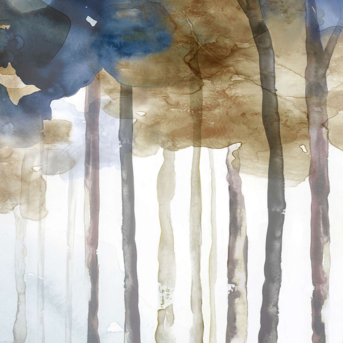 In The Blue Forest II Wall Art