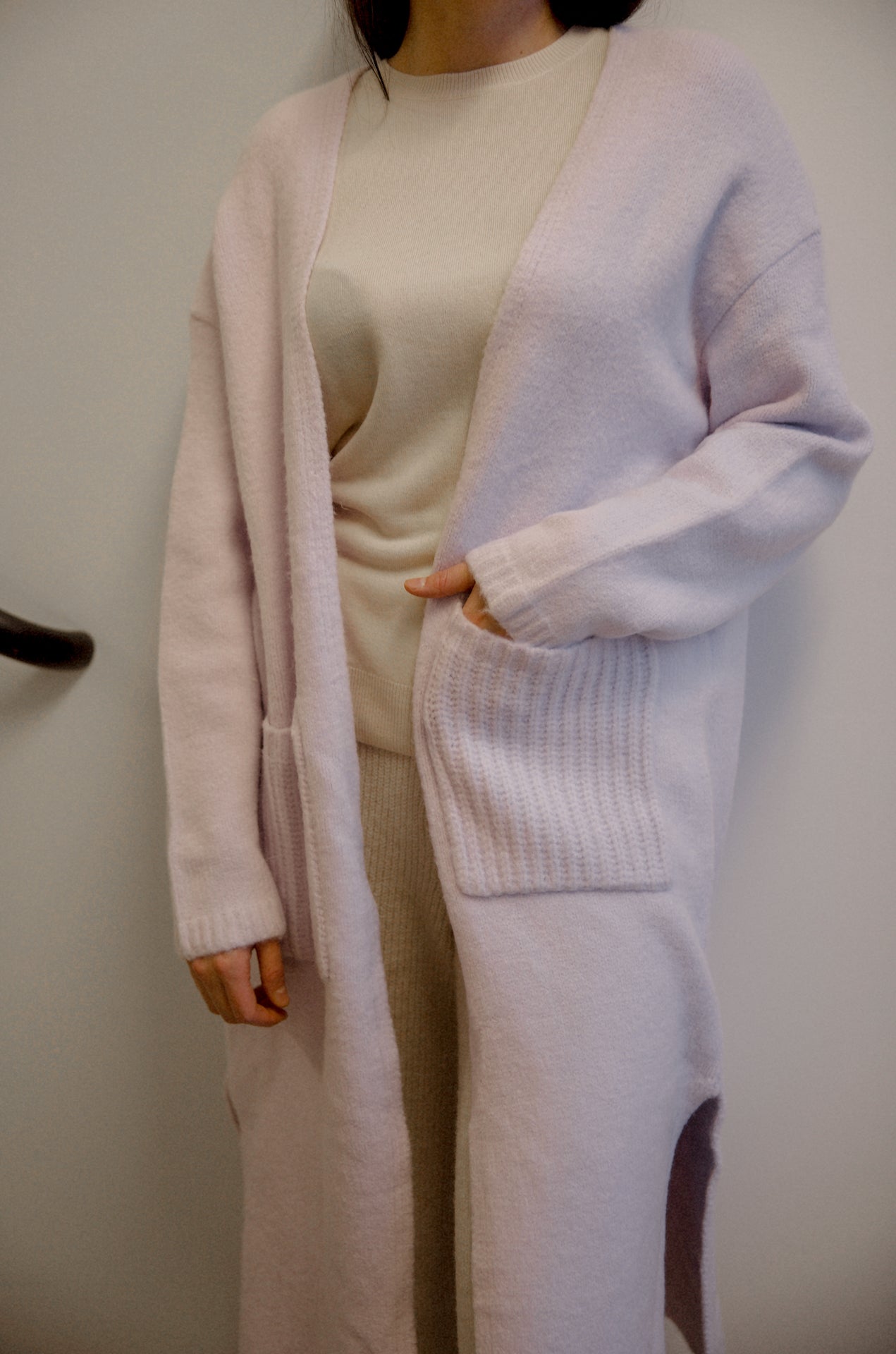 Lavender Long Cardigan