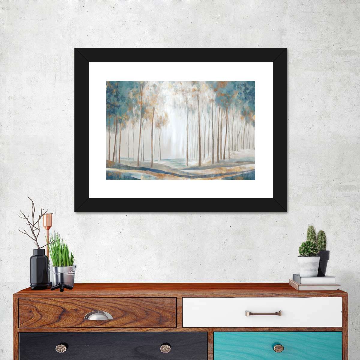 White Rays Wall Art