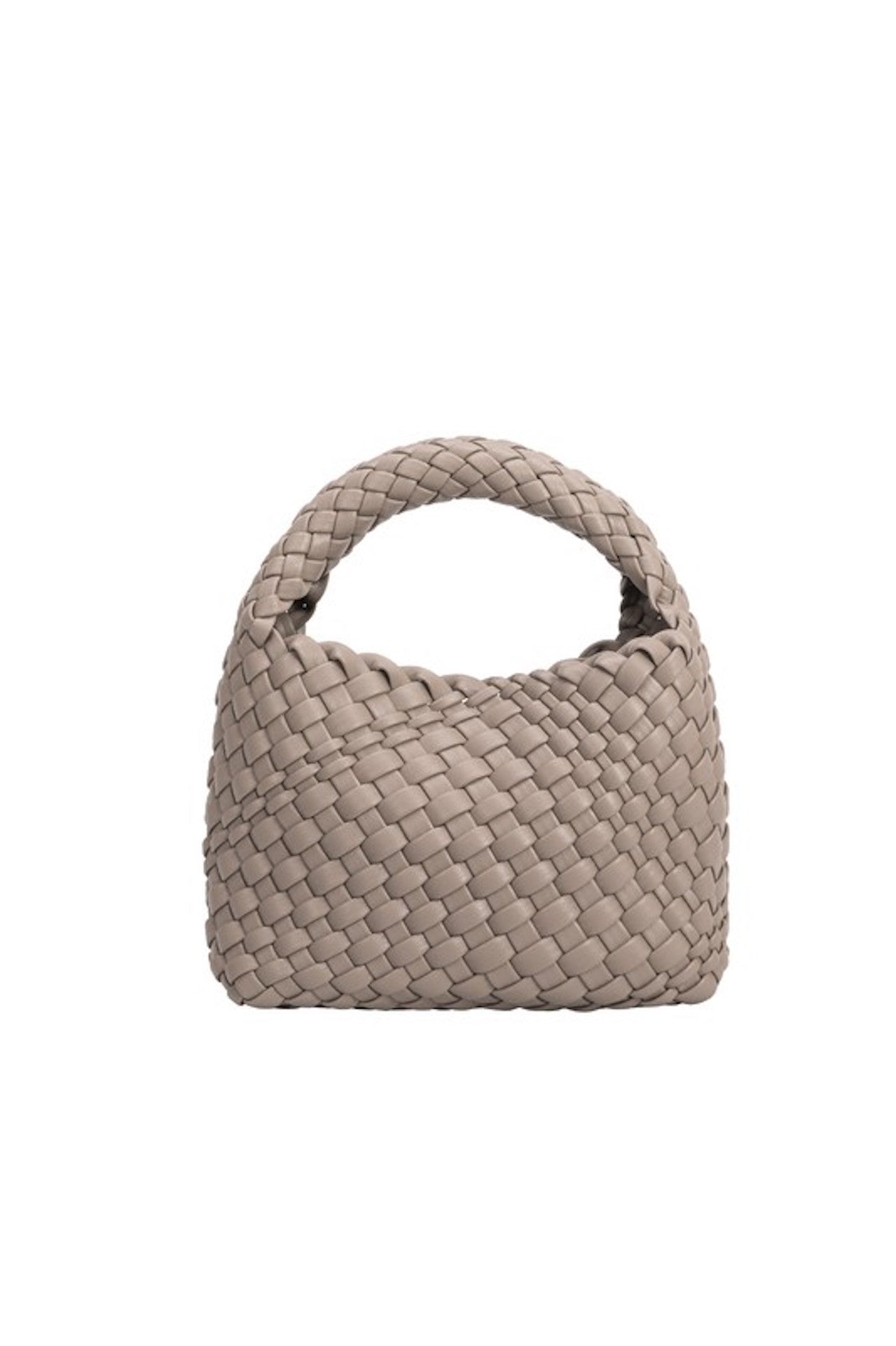 Taupe Top Handle Handbag