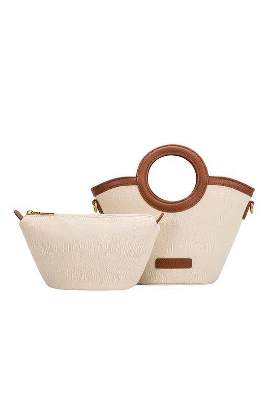 Reese Saddle Vegan Crossbody Bag