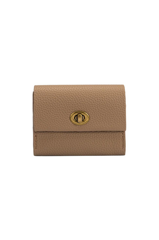 Rita Taupe Vegan Card Case Wallet