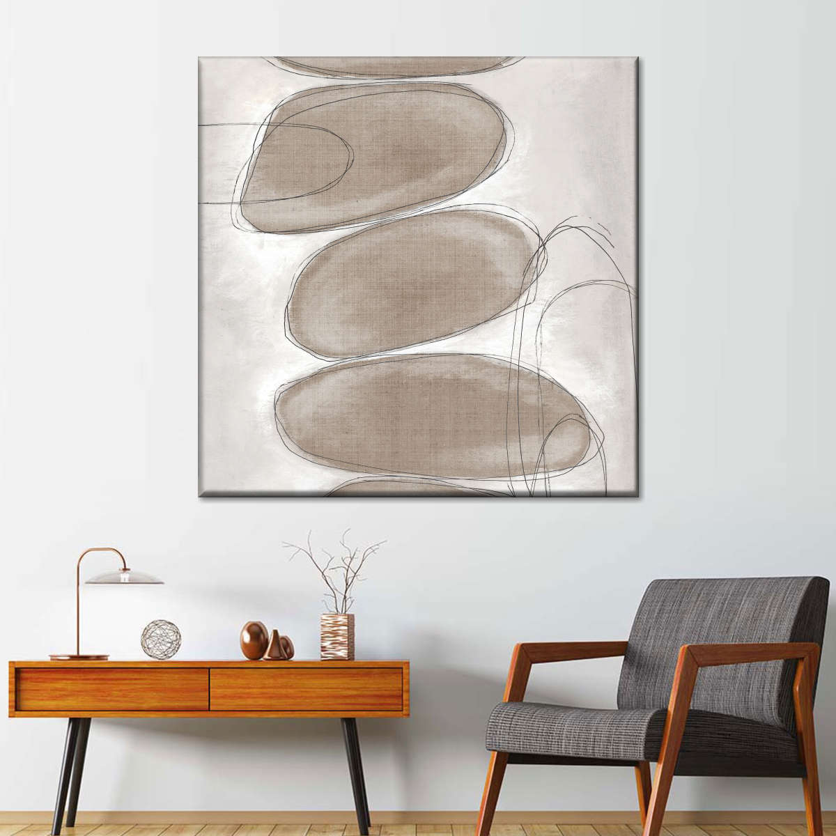 Modern Inukshuk II Wall Art