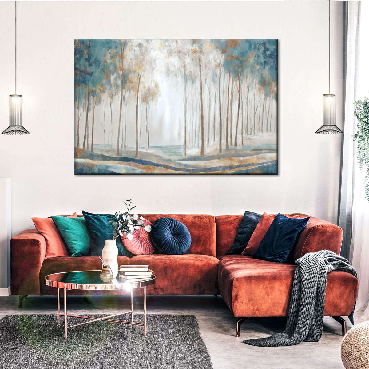 White Rays Wall Art