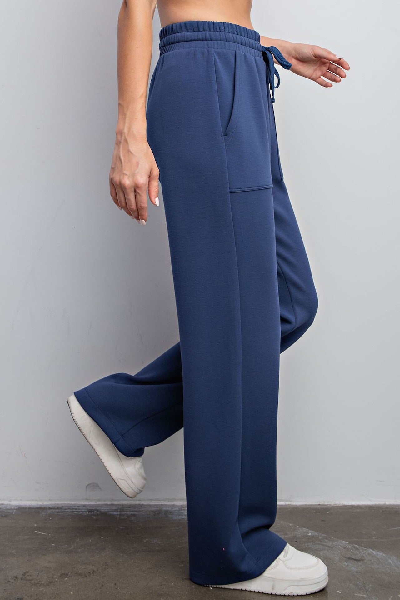 Navy Blue Modal Sweatpants