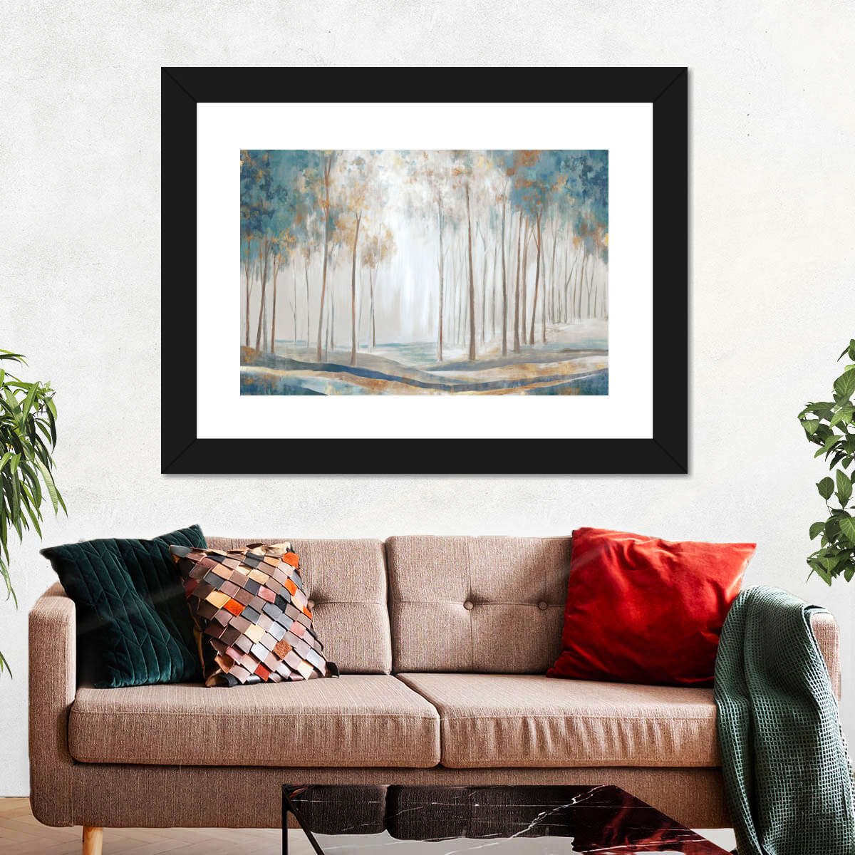 White Rays Wall Art