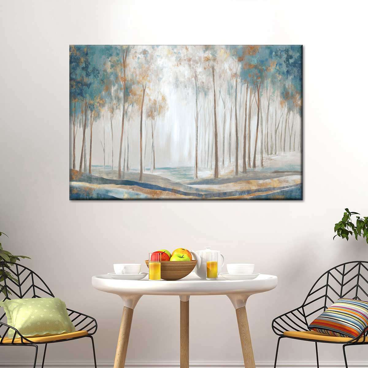 White Rays Wall Art