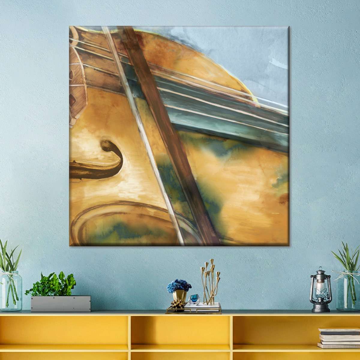 Musical Violin Wall Art