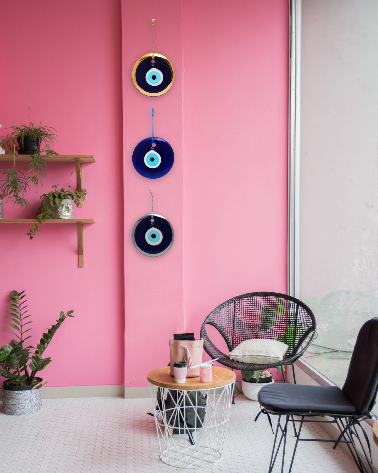 Blue Evil Eye Home Wall Decor