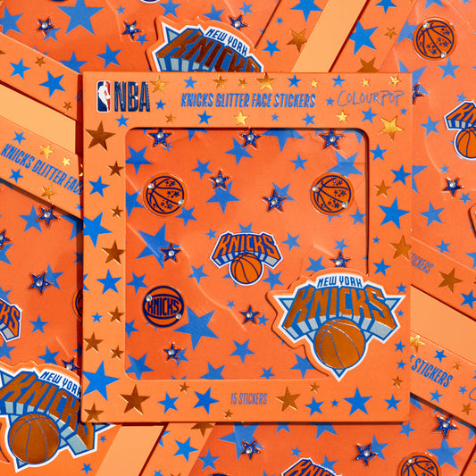 Knicks Glitter Face Stickers