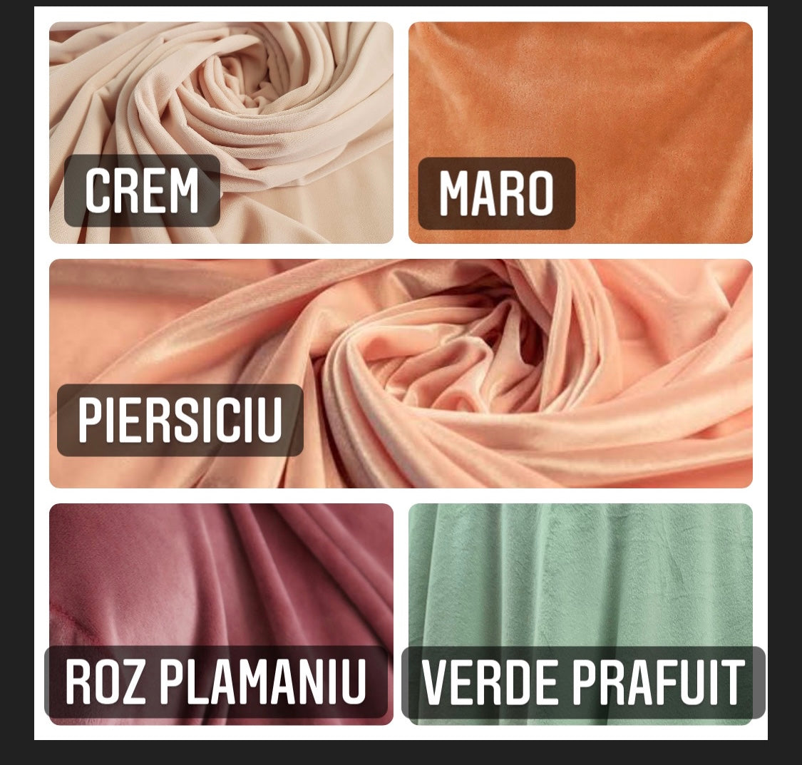 Pijama scurta din catifea supersoft Amena