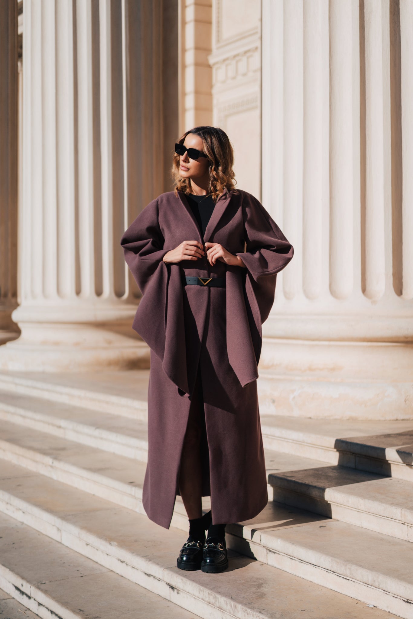 Palton cu mâneci clopot Alisse