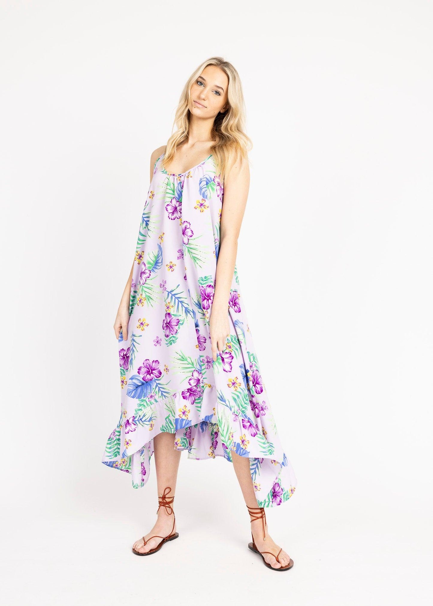 PERUGIA 3/4 DRESS print