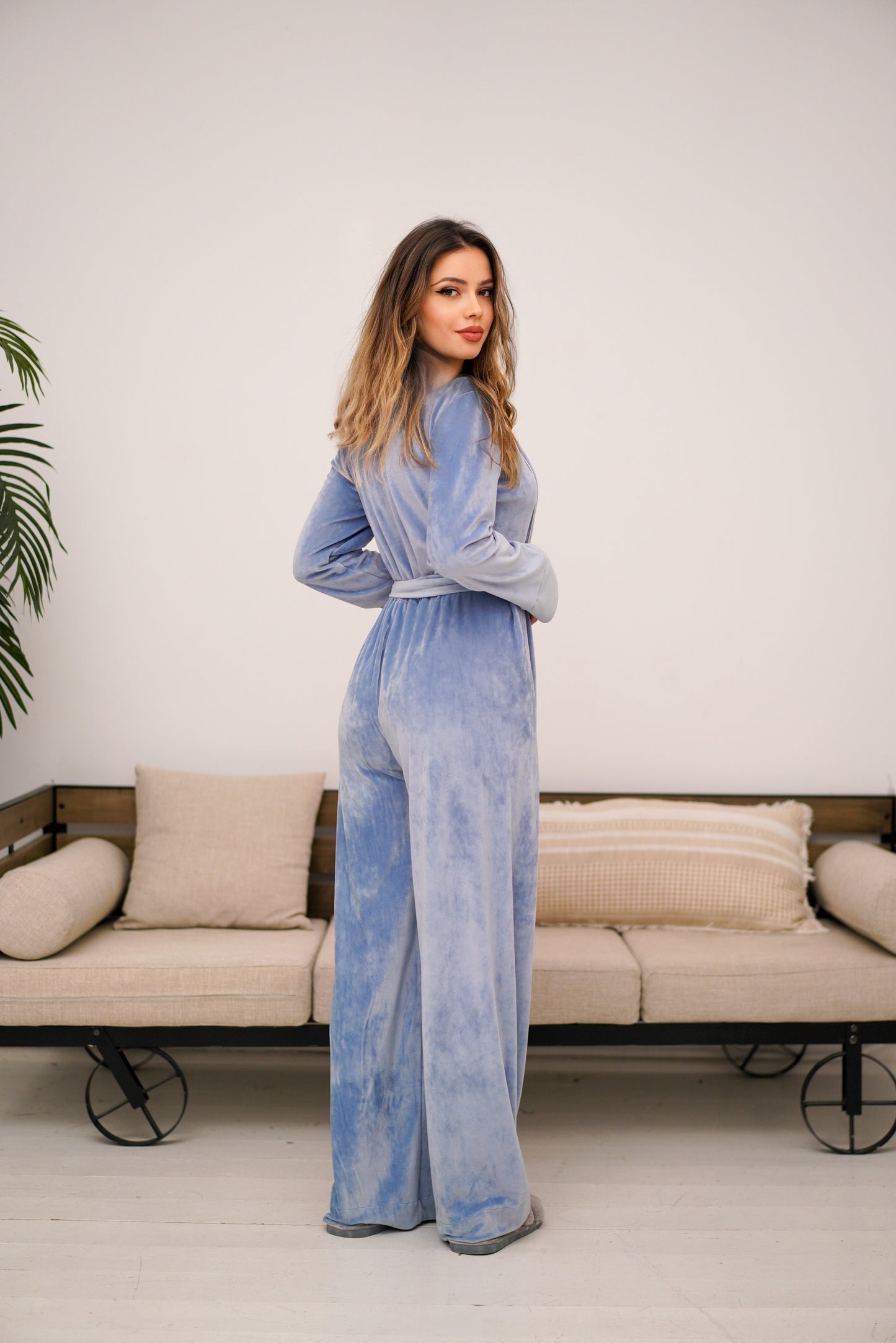 Salopeta de casa catifea supersoft Nadine