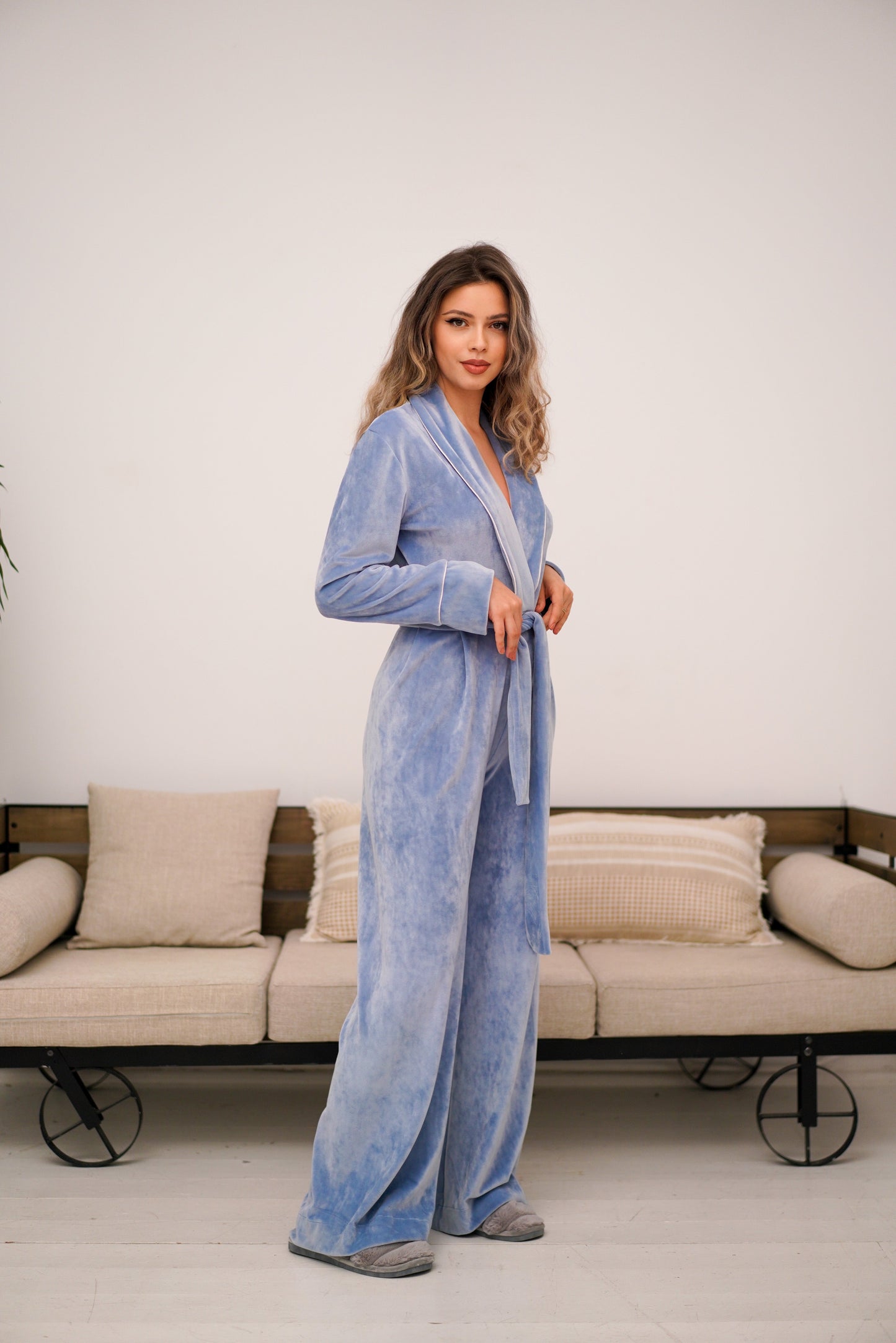 Salopeta de casa catifea supersoft Nadine