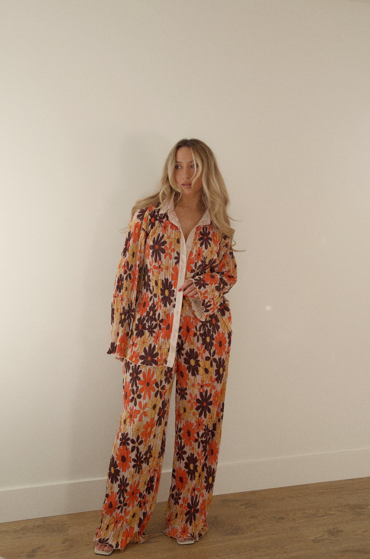 Groovy Baby Floral Plisse Set