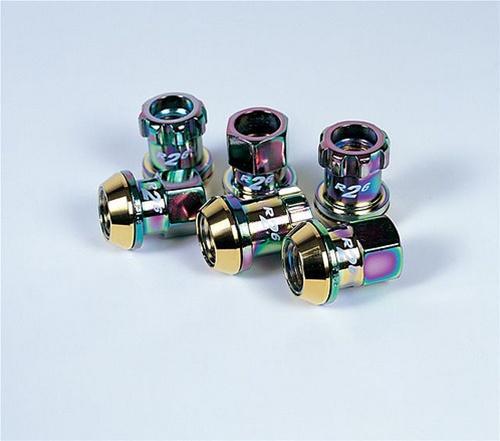 Project Kics Neo Chrome R26 Lug Nuts w. Locks - 12x1.25