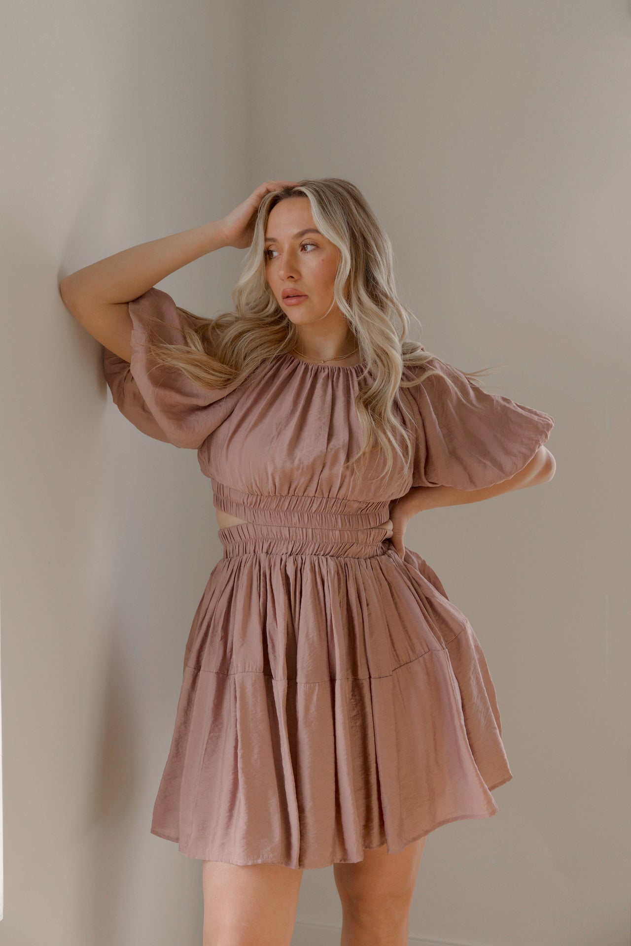 Alya Cut Out Mini Dress