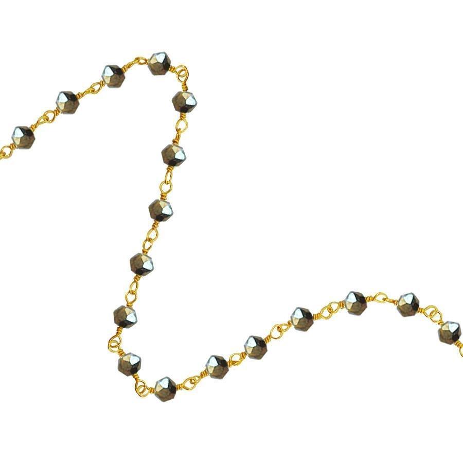 Blessing Necklace Long and Layered on Gemstones