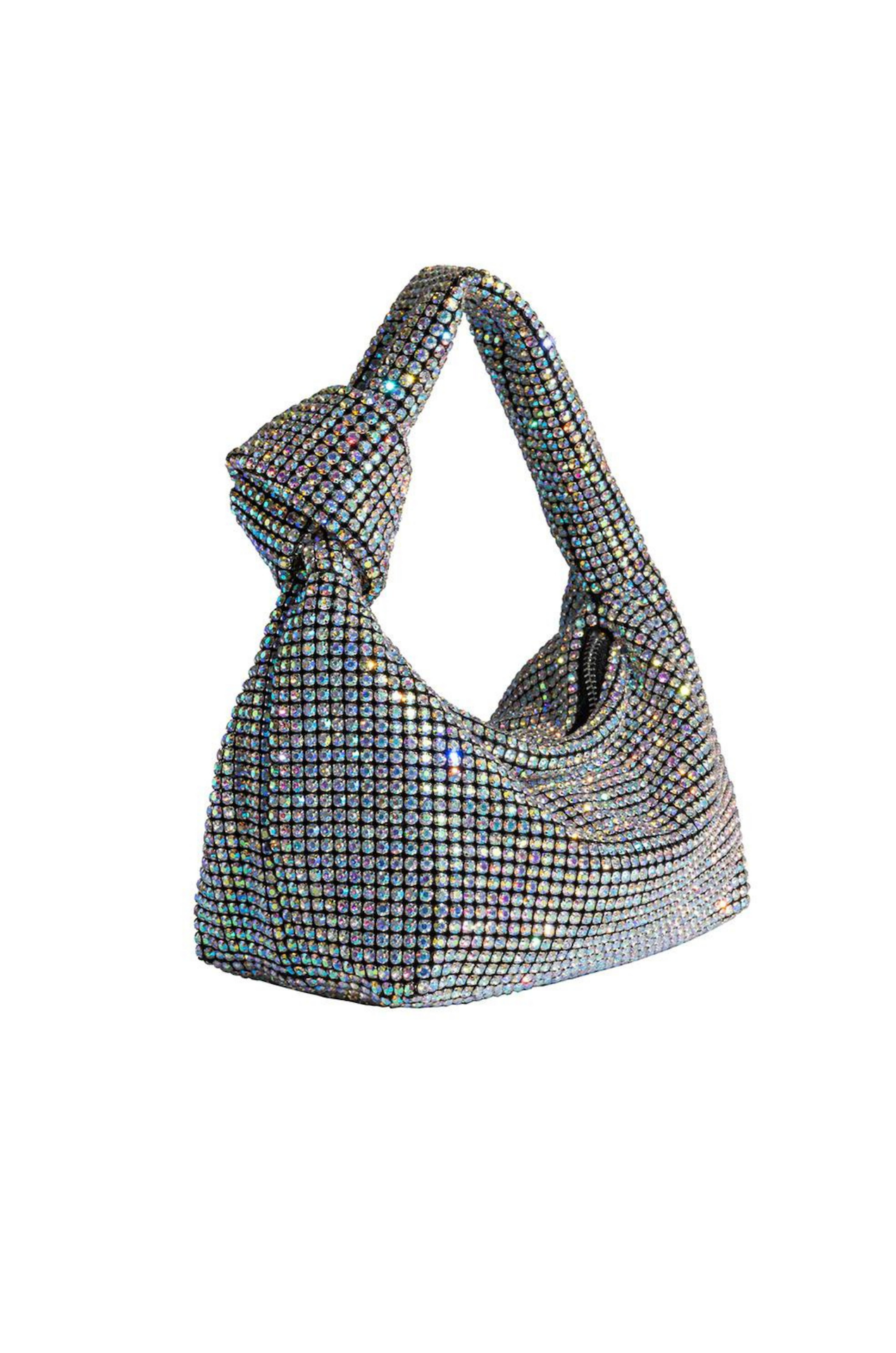 Reena Multi Crystal Top Handle Bag