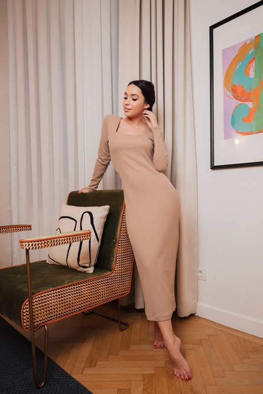 Rochie jerse lunga Jia