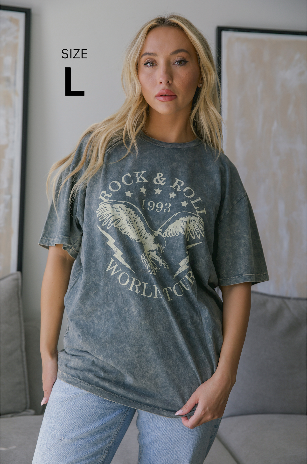 Rock & Roll World Tour Graphic Tee