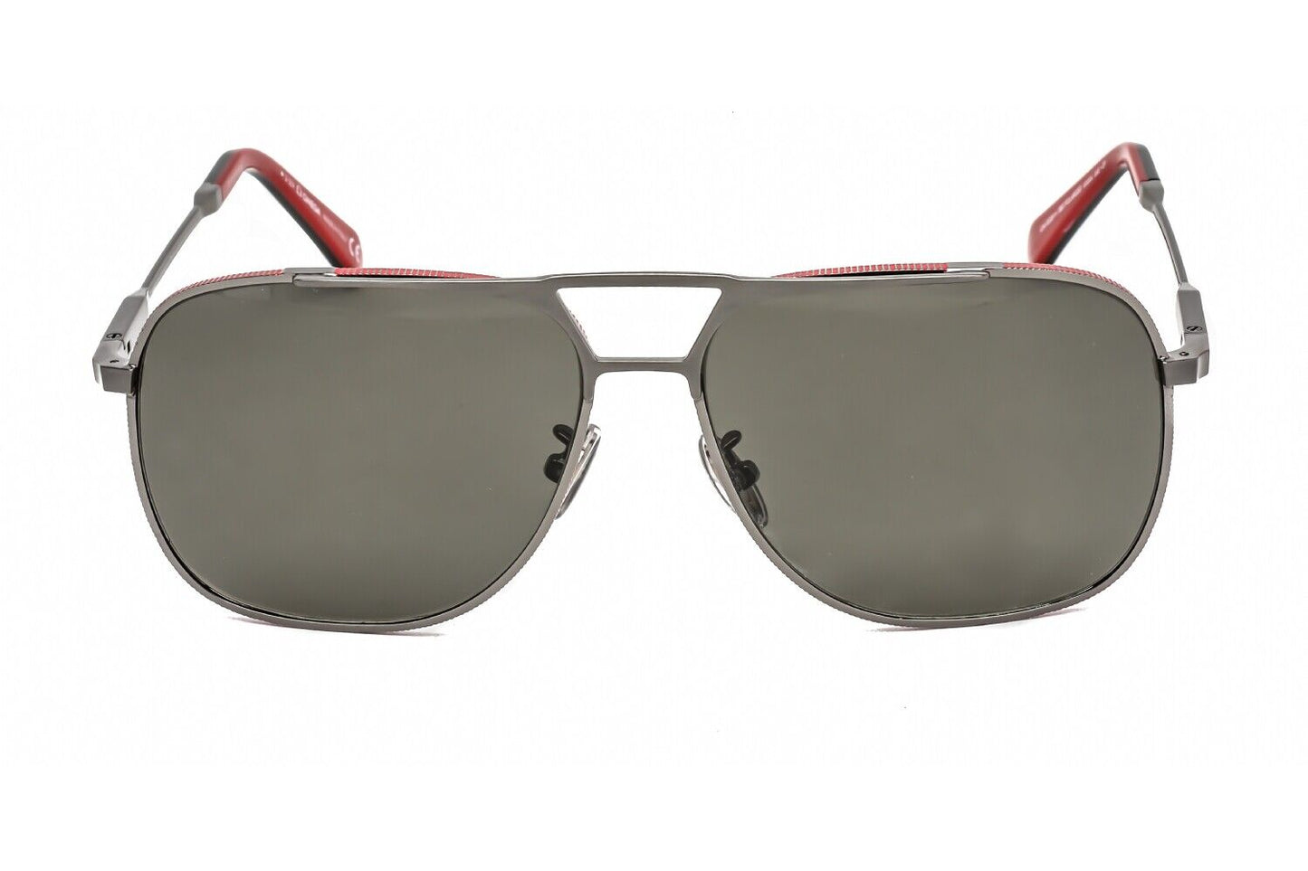 Omega Gunmetal Smoke Polarized Men's Sunglasses