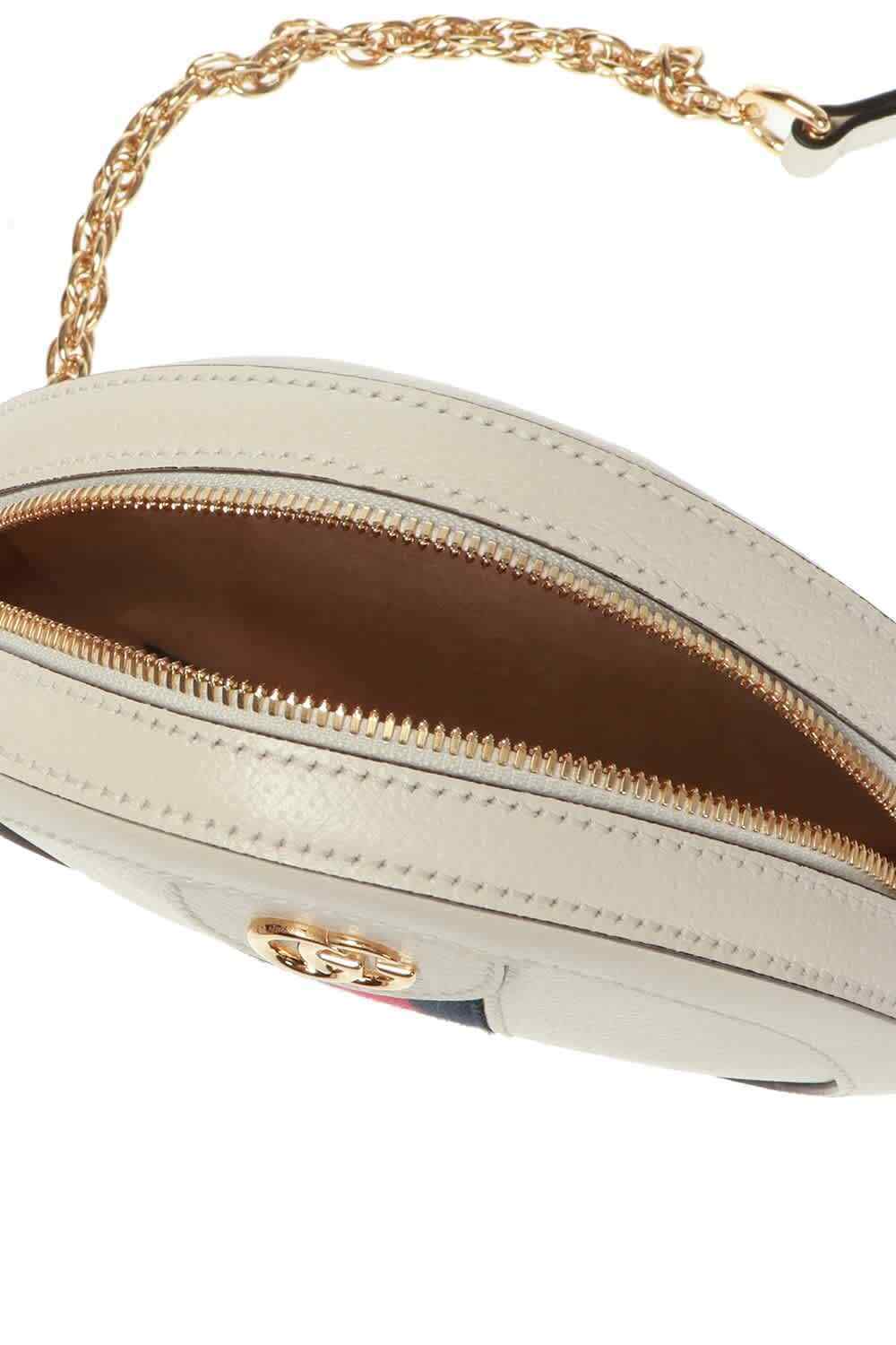 GUCCI Ophidia Mini Round Shoulder Bag