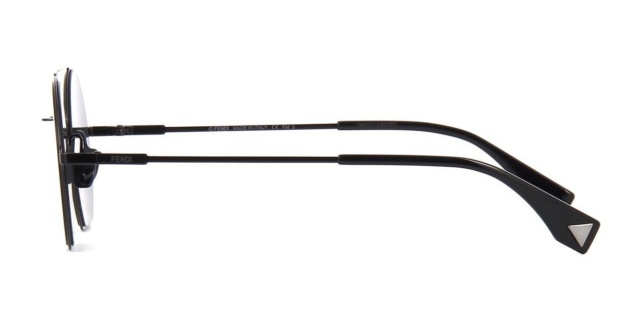 Fendi Eyeline Gray Round Unisex Sunglasses